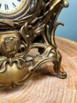 Настольные часы&nbsp;&nbsp;-&nbsp;&nbsp;Эксклюзивные Антикварные Каминные Часы Бронза Ампир Агат