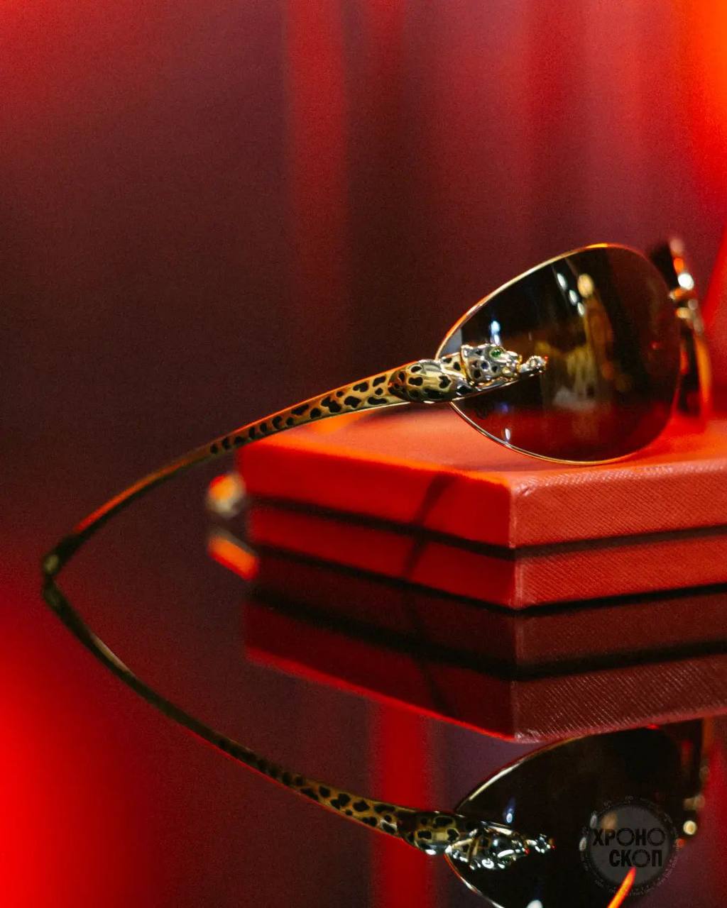Cartier&nbsp;&nbsp;-&nbsp;&nbsp;Cartier Panther Sunglasses Limited Edition Gold Plated