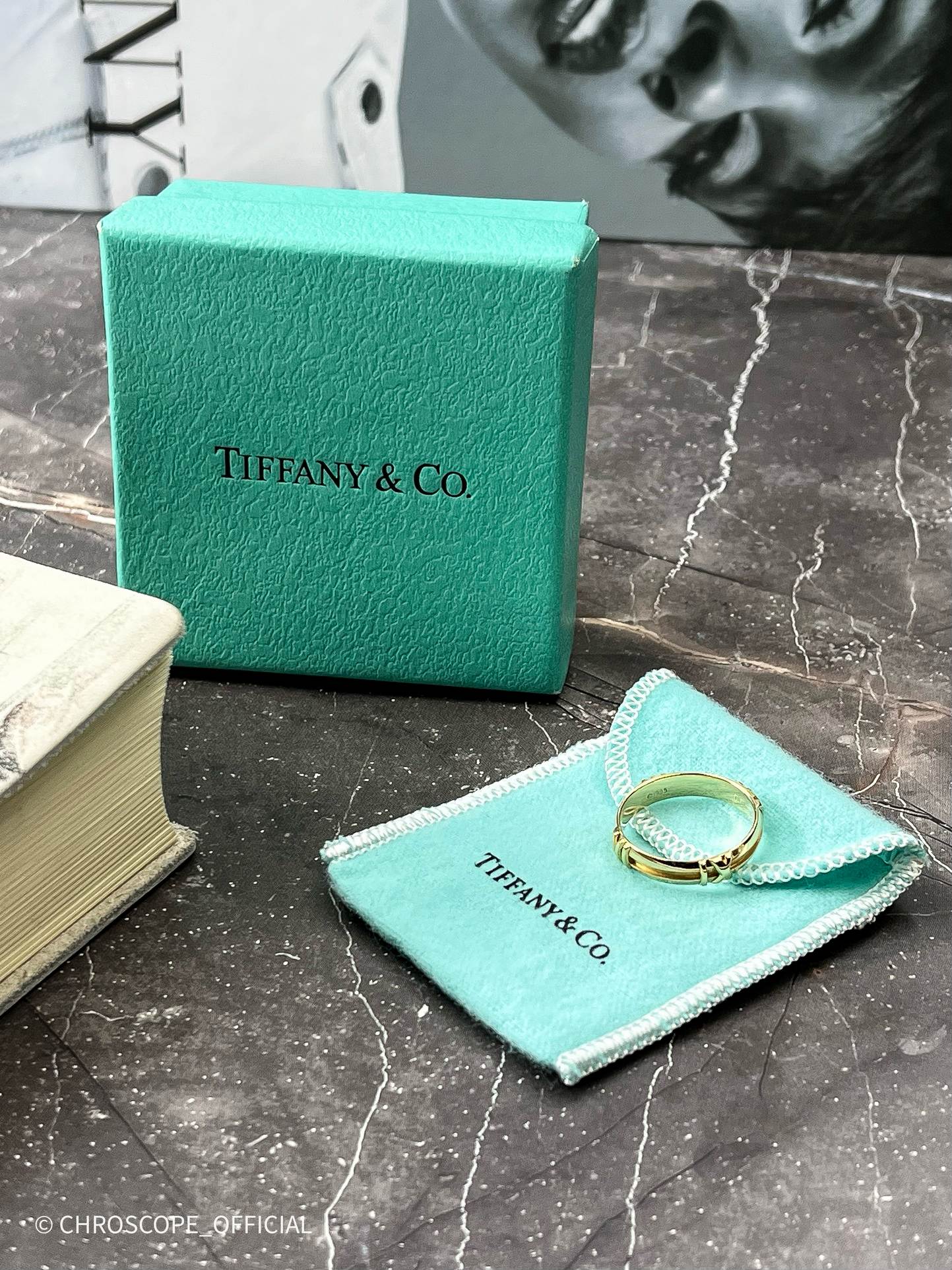 Tiffany&nbsp;&nbsp;-&nbsp;&nbsp;Кольцо Tiffany & Co - ATLAS 1995 YELLOW GOLD
