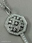 Tiffany&nbsp;&nbsp;-&nbsp;&nbsp;Подвеска Tiffany & Co. Key Diamond Platinum Pendant