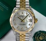 Rolex&nbsp;&nbsp;-&nbsp;&nbsp;Datejust 31 Mother Of Pearl Diamond Dial