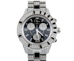 Dior&nbsp;&nbsp;-&nbsp;&nbsp;Christal Black Dial Chronograph Diamond and Black Sapphire Limited Edition