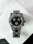 Dior&nbsp;&nbsp;-&nbsp;&nbsp;Christal Black Dial Chronograph Diamond and Black Sapphire Limited Edition