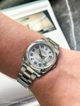 Rolex&nbsp;&nbsp;-&nbsp;&nbsp;Datejust SILVER DECORATED DIAL WITH BLUE ARABIC INDEX 36 mm