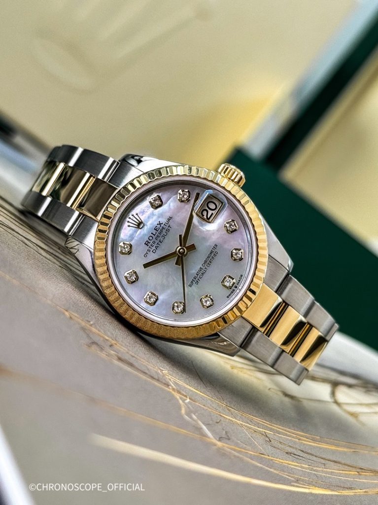 Rolex&nbsp;&nbsp;-&nbsp;&nbsp;Datejust 31 Mother Of Pearl Diamond Dial