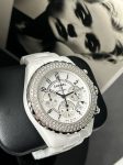 Chanel&nbsp;&nbsp;-&nbsp;&nbsp;J12 Chronograph Ceramic Diamond Ladies Watch