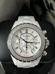 Chanel&nbsp;&nbsp;-&nbsp;&nbsp;J12 Chronograph Ceramic Diamond Ladies Watch