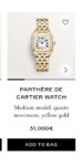 Cartier&nbsp;&nbsp;-&nbsp;&nbsp;Panthere de Cartier Medium 29 x 37 mm WGPN0058