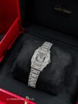 Cartier&nbsp;&nbsp;-&nbsp;&nbsp;Santos Galbee Lady Diamonds Pave