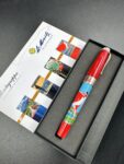 Montegrappa&nbsp;&nbsp;-&nbsp;&nbsp;Montegrappa LE "СЕНТ МОРИТЦ WOMAN IN A RED" РУЧКА-РОЛЛЕР РУЧНАЯ РОСПИСЬ