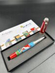 Montegrappa&nbsp;&nbsp;-&nbsp;&nbsp;Montegrappa LE "СЕНТ МОРИТЦ WOMAN IN A RED" РУЧКА-РОЛЛЕР РУЧНАЯ РОСПИСЬ