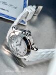Chopard&nbsp;&nbsp;-&nbsp;&nbsp;HAPPY SPORT WHITE 3 DIAMONDS ROUND QUARTZ 36MM 278475-3016