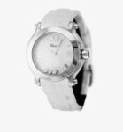 Chopard&nbsp;&nbsp;-&nbsp;&nbsp;HAPPY SPORT WHITE 3 DIAMONDS ROUND QUARTZ 36MM 278475-3016