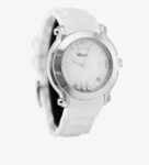 Chopard&nbsp;&nbsp;-&nbsp;&nbsp;HAPPY SPORT WHITE 3 DIAMONDS ROUND QUARTZ 36MM 278475-3016