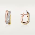 Cartier&nbsp;&nbsp;-&nbsp;&nbsp;Серьги CARTIER TRINITY SEMIPAVÉ