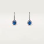 Cartier&nbsp;&nbsp;-&nbsp;&nbsp;Серьги-пусеты Cartier Destinée с сапфирами