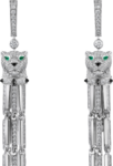Cartier&nbsp;&nbsp;-&nbsp;&nbsp;Серьги PANTHÈRE DE CARTIER PAVÉ 596 бриллиантов