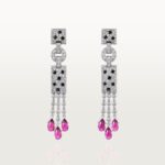 Cartier&nbsp;&nbsp;-&nbsp;&nbsp;Серьги PANTHÈRE DE CARTIER PAVÉ 98 бриллиантов