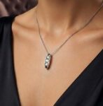 Ювелирные изделия&nbsp;&nbsp;-&nbsp;&nbsp;Кулон "Сияние" из белого золота с бриллиантами