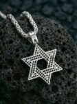 YANUSH&nbsp;&nbsp;-&nbsp;&nbsp;Золотая цепь с фирменной подвеской звезда Давида YANUSH