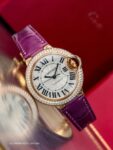 Cartier&nbsp;&nbsp;-&nbsp;&nbsp;Ballon Bleu 33mm Automatic 18k Rose Gold & Diamond