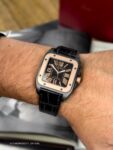 Cartier&nbsp;&nbsp;-&nbsp;&nbsp;SANTOS DE CARTIER 100 MIDSIZE WATCH