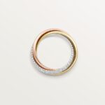 Cartier&nbsp;&nbsp;-&nbsp;&nbsp;Кольцо Cartier TRINITY классический размер паве