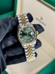 Rolex&nbsp;&nbsp;-&nbsp;&nbsp;Datejust 31 Mother Of Green Diamond Dial