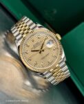 Rolex&nbsp;&nbsp;-&nbsp;&nbsp;DateJust 36mm Champagne Diamond Motif Dial