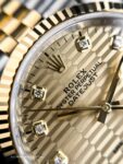 Rolex&nbsp;&nbsp;-&nbsp;&nbsp;DateJust 36mm Champagne Diamond Motif Dial