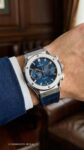 Hublot&nbsp;&nbsp;-&nbsp;&nbsp;Classic Fusion Chronograph Titanium Blue 45 mm 521.NX.7170.LX