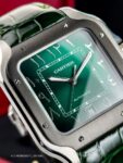 Cartier&nbsp;&nbsp;-&nbsp;&nbsp;SANTOS DE CARTIER ARABIC GREEN DIAL 40MM