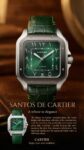 Cartier&nbsp;&nbsp;-&nbsp;&nbsp;SANTOS DE CARTIER ARABIC GREEN DIAL 40MM
