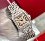 Cartier&nbsp;&nbsp;-&nbsp;&nbsp;Santos Demoiselle Small Ladies Full Pave