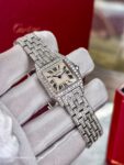 Cartier&nbsp;&nbsp;-&nbsp;&nbsp;Santos Demoiselle Small Ladies Full Pave