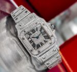 Cartier&nbsp;&nbsp;-&nbsp;&nbsp;Santos de Cartier Galbee Full Pave