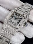 Cartier&nbsp;&nbsp;-&nbsp;&nbsp;Santos de Cartier Galbee Full Pave