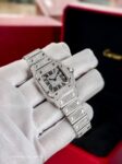Cartier&nbsp;&nbsp;-&nbsp;&nbsp;Santos de Cartier Galbee Full Pave