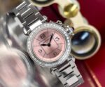 Cartier&nbsp;&nbsp;-&nbsp;&nbsp;Miss Pasha Pink Dial, diamonds W3140008