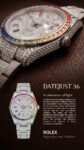 Rolex&nbsp;&nbsp;-&nbsp;&nbsp;Datejust 36 mm Rainbow Full Pave