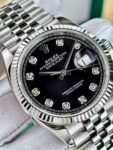 Rolex&nbsp;&nbsp;-&nbsp;&nbsp;Datejust 36 mm Black Dial Diamonds