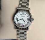 Chopard&nbsp;&nbsp;-&nbsp;&nbsp;Happy Sport Steel Bracelet Happy Diamonds Rubi Star