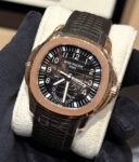 Patek Philippe&nbsp;&nbsp;-&nbsp;&nbsp;Aquanaut Travel Time Rose Gold Brown Dial