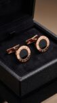 Bvlgari&nbsp;&nbsp;-&nbsp;&nbsp;Запонки BVLGARI с чёрным ониксом