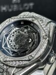Hublot&nbsp;&nbsp;-&nbsp;&nbsp;Big Bang Sang Bleu Titanium Pave