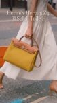 Hermes&nbsp;&nbsp;-&nbsp;&nbsp;Hermès Herbag Zip 31 Soleil Toile H