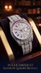 Rolex&nbsp;&nbsp;-&nbsp;&nbsp;Datejust 34 mm Rainbow Full Pave