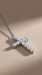 Ювелирные изделия&nbsp;&nbsp;-&nbsp;&nbsp;Золотой крест с бриллиантами 1.59 ct