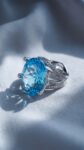 Ювелирные изделия&nbsp;&nbsp;-&nbsp;&nbsp;Кольцо из белого золота с топазом 15Ct