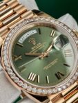 Rolex&nbsp;&nbsp;-&nbsp;&nbsp;Day-Date 40 mm Rose Gold Olive Green Dial